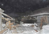 Pijani Rus zabio tenk u kuću 
