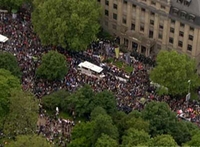 Hiljade demonstranata u centru Frankfurta