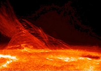 Сателити снимили цунами на површини Сунца