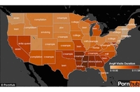 Овако изгледа порнографска мапа Америке