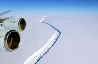 Глечер Тотен се убрзано топиан