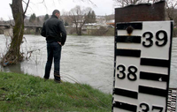 Povećan vodostaj rijeke Bosne, poplavljena neka naselja