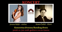 Koncert Jovane Raljić i Arsena Čarkića