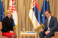 Kitarovićeva zove Vučića u Hrvatsku