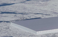  Geometrijski savršena: Masivna ledena ploča pronađena na Antarktiku