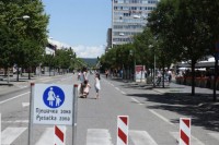 Pješačka zona u centru Banjaluke i ovog ljeta