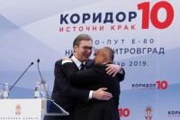 Коридор 10 пуштен за саобраћај, Вучић захвалио Борисовом и Додику