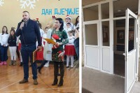 Станаревић поклонио улазна врата својој бившој школи