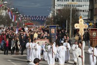 Подршка цркви и народу у Црној Гори током богојављенске литије у Бањалуци