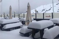 Pao snijeg u Švajcarskoj