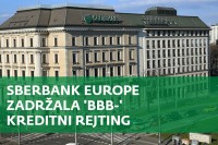 Sberbank Europe gruacija zadržala "BBB-"  kreditni rejting