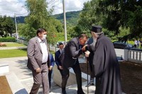 Владика Фотије освјештава Владичански двор, присуствује Додик