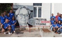 Trebinjci oslikali mural sa likom Branke Ratković