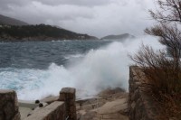 Olujno nevrijeme u Dubrovniku, talasi do 5,5 metara