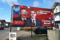 Уништени билборди СНСД у брчанском насељу Мераје
