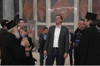 Vučić sa patrijarhom obišao Hram Svetog Save: Hram izgleda bolje i od velike i veličanstvene Aja Sofije