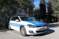 Trebinje: Oštećeno policijsko vozilo usljed kratkog spoja na instalacijama