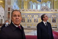 Vučić i Lavrov odali počast patrijarhu Irineju