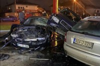 Žestok sudar u Banjaluci, automobili smrskani