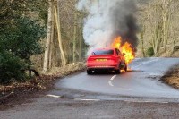 Најбржи Ауди RS3 у Великој Британији изгорио у пожару ФОТО