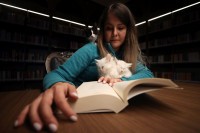У библиотеци у Бурси књиге читају у друштву мачака