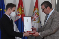 Stefanu Milenkoviću orden Karađorđeve zvezde prvog stepena