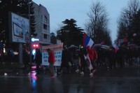 Protestna šetnja u Nikšiću u znak podrške Leposaviću