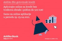 Адико банка: За додатни бенефит, поклон-бон до 500 КМ