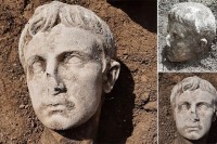 Откривена 2.000 година стара мермерна глава цара Августа