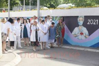 Oslikan mural posvećen medicinarima