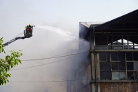 Spriječeno širenje velikog požara u luci Beograd