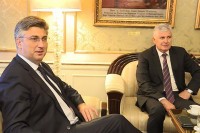 Čović i Plenković sastali se uoči otvaranja Pelješkog mosta