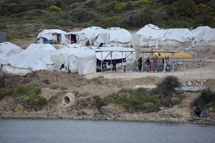 Migranti na ostrvu Lezbos u martu ove godine
