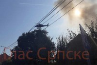 Helikopter gasio požar u Banjaluci VIDEO