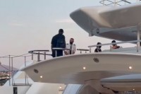 Мајкл Џордан у Сплиту одмара на јахти VIDEO
