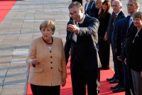 Merkel: Na sastanku sa Vučićem bilo riječi i o BiH