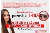 U Bijeljini humanitarno veče za pomoć u liječenju Milene Božić