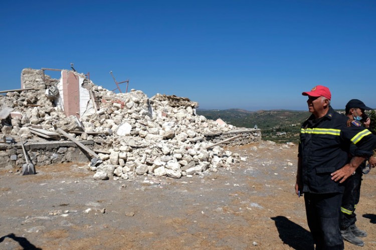 Посљедице земљотреса на Криту