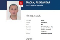 Raspisana crvena potjernica za Aleksandrom Macanom