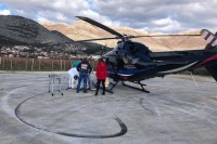 Helikopterski servis RS obavio 40. vazdušni medicinski transport u 2021, pacijent iz Trebinja prebačen u Banjaluku