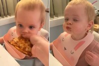 Pogledajte urnebesnu reakciju bebe nakon što je prvi put probala picu