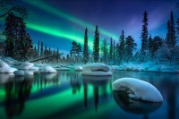 Aurora Borealis: Polarna svjetlost iznad Rusije