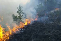 Požar u selu Kalenderi i dalje aktivan