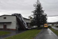 Nevrijeme u Hrvatskoj, vjetar odnio krov sa pomoćnog objekta bolnice