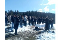 Na brdu iznad Foče počinje gradnja spomen-krsta u čast poginulih  Srpskih boraca