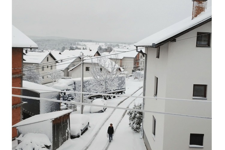 U Sokocu 21 centimetar snijega