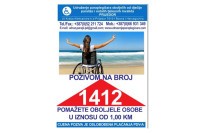 Prijedorsko Udruženje paraplegičara :Od danas do kraja maja aktivan humanitarni broj 1412