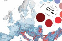 Koja su područja u Evropi najtrusnija?