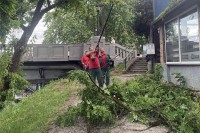 Невријеме створило проблеме у Бањалуци, Приједору и Костајници