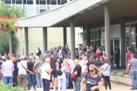 Protest radnika "Fijata" ispred Skupštine grada Kragujevac